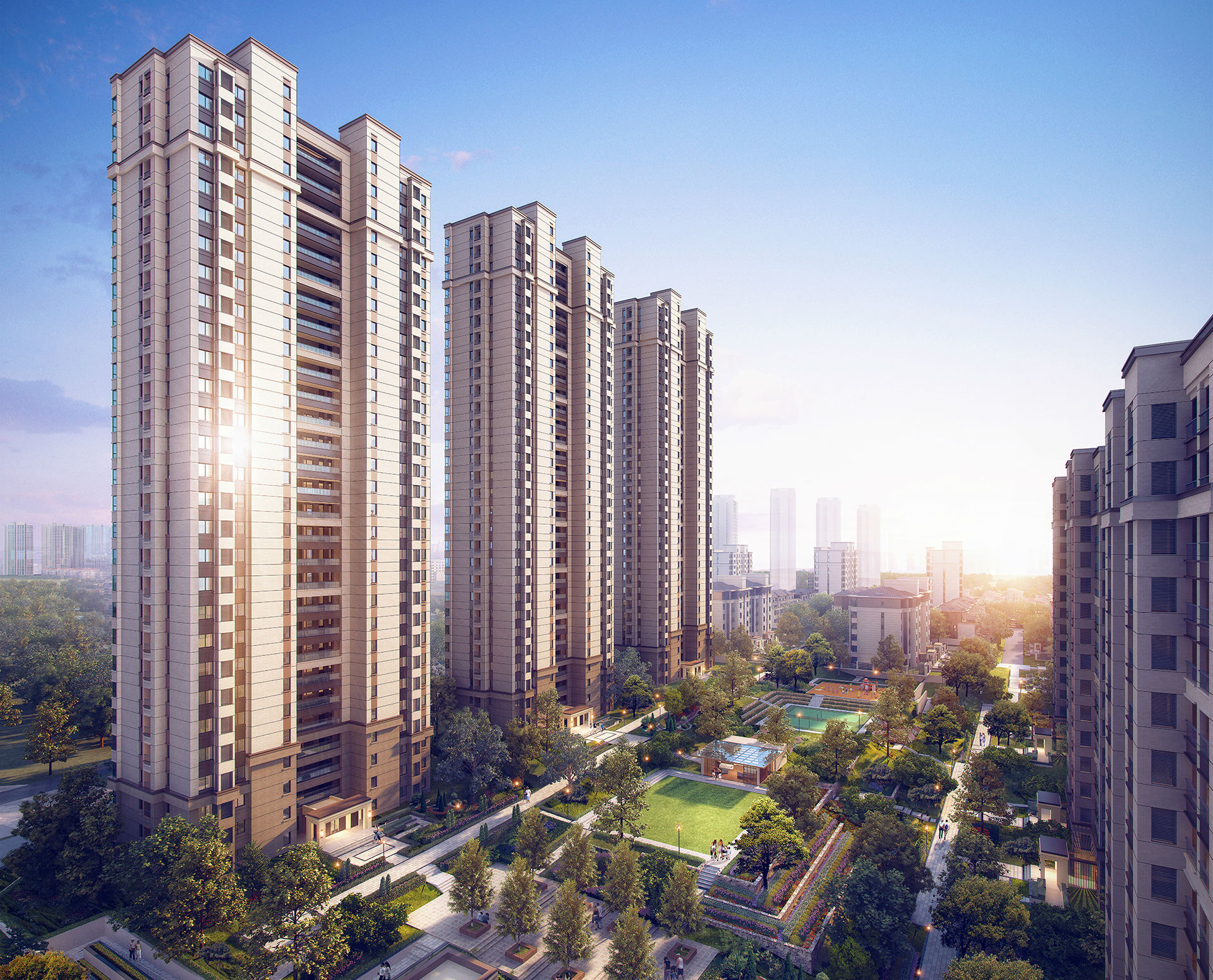 首付4.5万就能住富力学府高层!